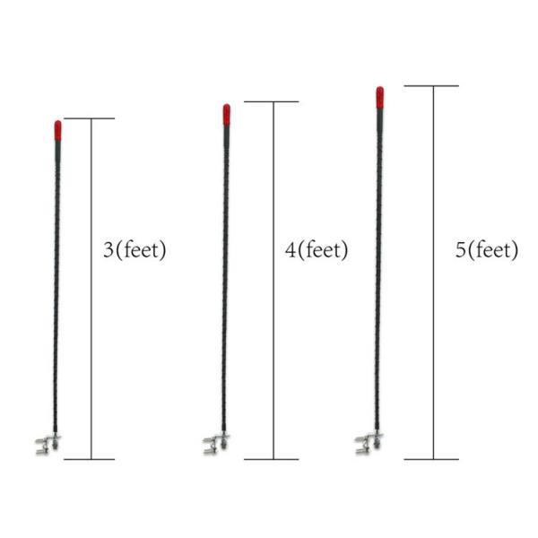 5 Inch Long Range Spring Base Car Cb Radio Antenna 0-1dBi Durable