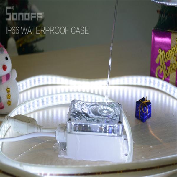 Sonoff Basic/RF/Dual/Pow IP66 Waterproof Junction Box Waterproof Case Water-resistant Shell Support