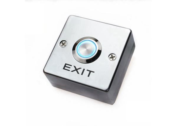 Quality Square Illuminated Push Button Switch , Normally Open Automatic Door Button for sale