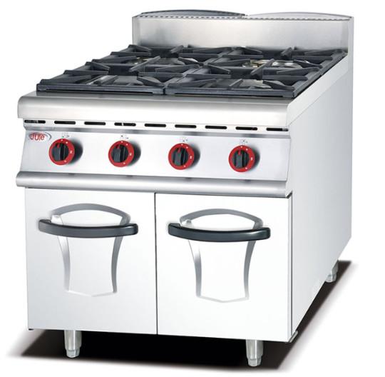 Quality Gas Range 4 Burner Commercial Bakery Oven 500w for sale