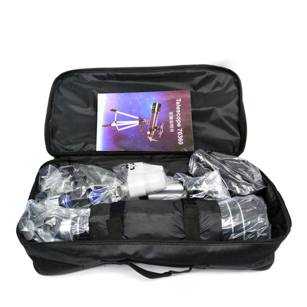Blue 70mm Lens Astronomical Refractor Telescope 360mm Focal Length