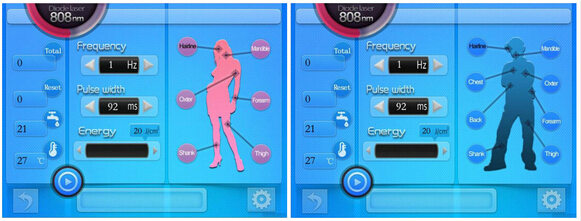 NUBWAY OEM hot selling big spot size 12*20mm 810nm laser hair removal machine with ce