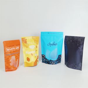 China Resealable Snack Food Food Packaging Pouches Zipper Top Moisture Proof wholesale
