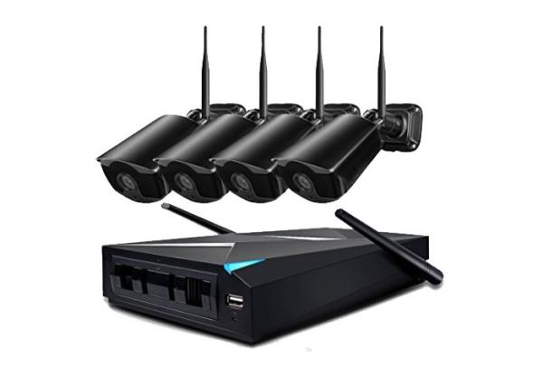 Quality Full HD 720P WiFi CCTV Camera Kit , 4 Channel Wireless Cctv System 4TB Capacity for sale