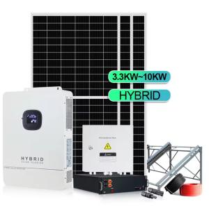 China 8kw 10kw Solar Panel Kit Power Generator Off Grid Home Solar Energy Inverter Systems on sale