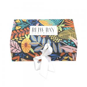 China Swimwear Dress Pants Garment Packaging Box With Ribbon And Satin wholesale