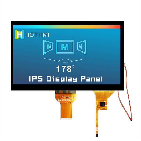 10.1 Inch High Brightness TFT LCD With CTP | 1024x600 Resolution LVDS Interface