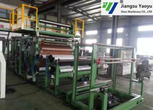 China Shoe Making Leather / Foam Laminating Machine With Glue Dot Transfer on sale