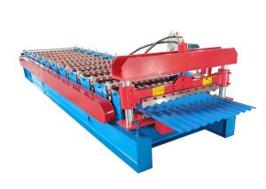 Automatic Corrugated Wave Panel Sheet Roll Forming Machine Making Tiles