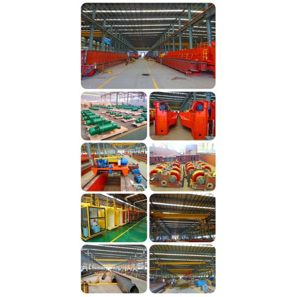 Q235B Q345C 32Ton Bridge Crane Workshop Double Girder Overhead Traveling Crane