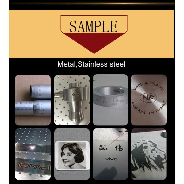 Raycus 20w Mini Fiber Laser Marking Machine For Metal , Laser Marking Equipment