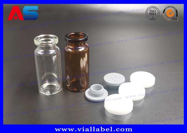 Quality Sterile Bottles And Tops Small Glass Vials , Bayonet Mouth Glass Dropper Bottles flip off seal caps for sale