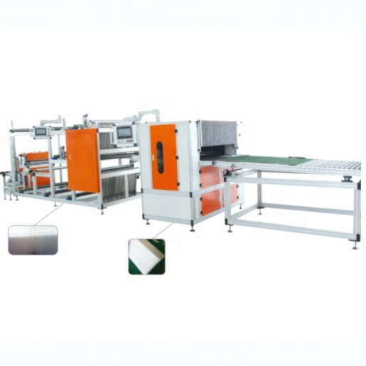 Customized HEPA Filter Making Machine 225V Automatic Pleating Machine For Filters Without Separators