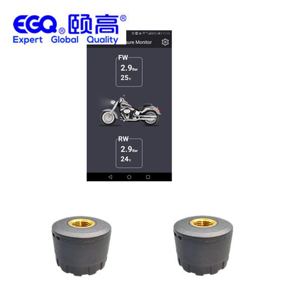 Quality APP 2 External Sensor Bluetooth Motorcycle TPMS System for sale