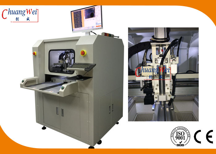 China Spindle PCB Depaneling Router with CCD Camera System 220V wholesale