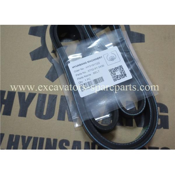 6732-81-3430 6732-81-3330 Engine Belt Rubber For Komastu Excavator PC300-7 PC200-7