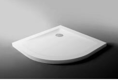 China Fan Shaped Non Slip Shower Tray Matt / Glossy Finished Surface wholesale