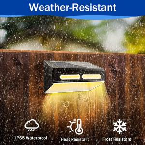 China Waterproof Decorative Solar Fence Light 150mA Constant Bright Wall LED Garden 5V wholesale