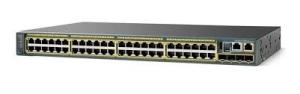 512 MB Standard Memory 48 Port Poe Switch , Twisted Pair Cisco 48 Port Switch