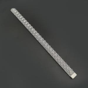 China Transparent Plastic Ring Binder 20 Rings Plastic Paper Binder Lightweight wholesale