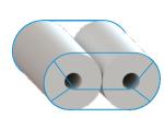 1Layer Toilet Paper Wrapping Machine , 40packs/Min Roll Packaging Machine