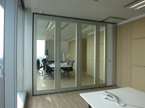 Quality Office Glass Sliding Partition Walls Bathroom Glass Partition For Conference Room for sale