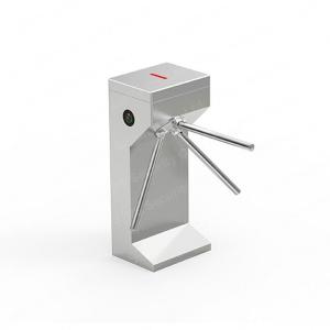 China Rfid Barcode Tripod Turnstile Gate With 304 Stainless Steel Material wholesale