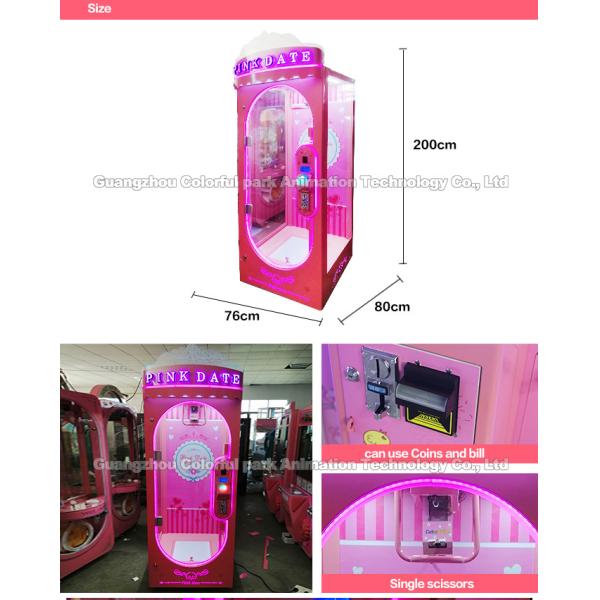 110w Electronic Arcade Claw Machine , Toy Scissors Candy Grabber Claw Machine