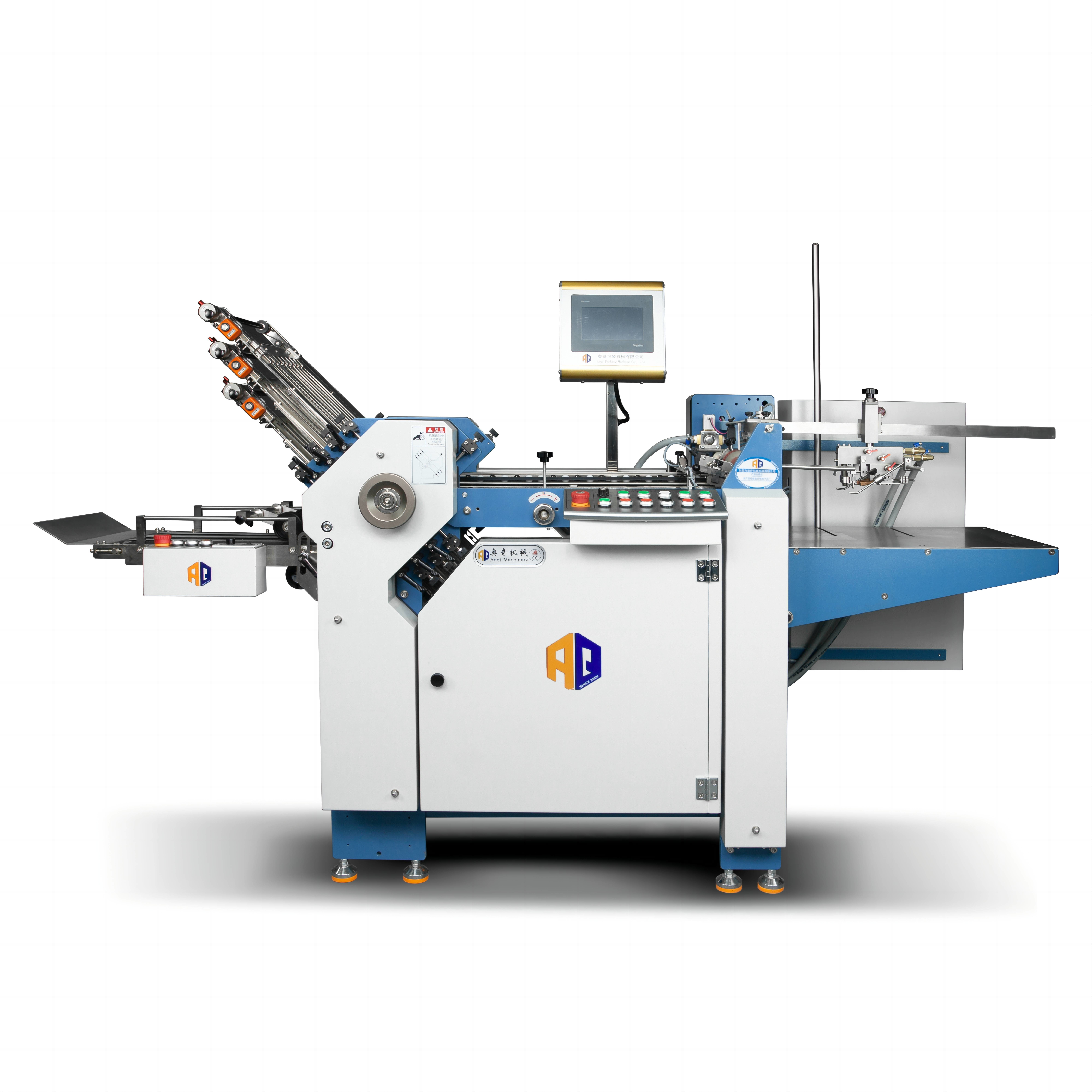 High Speed A4 Paper Folding Machine Paper Noise Hood Manual Leaflet Equipment