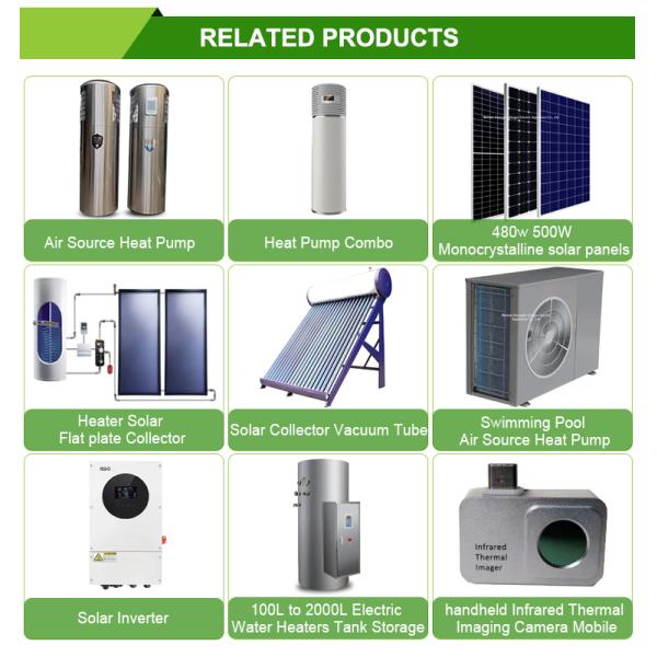 All-in-One Residential Stainless Steel Domestic Heater Tankless Storage Hot Water Heat Pump Outdoor Water Air Heating Pump Combo