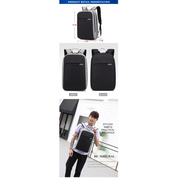 16 Litre Laptop Compartment Anti Theft School Backpack 30*12*45cm