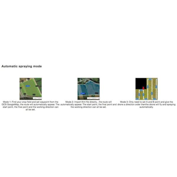 CE Certified Waterproof Agricultural Drone for Long Distance Crop Spraying and GPS Flying