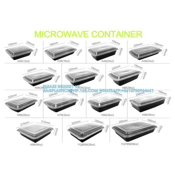 Meal Prep Container, 30oz Reusable To Go Containers With Lids Shrink Wrap Microwave Dishwasher Freezer