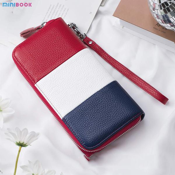 Daily Life Ladies Clutch Bags Wallet Multi Function Long Leather Clutch Purse for Women