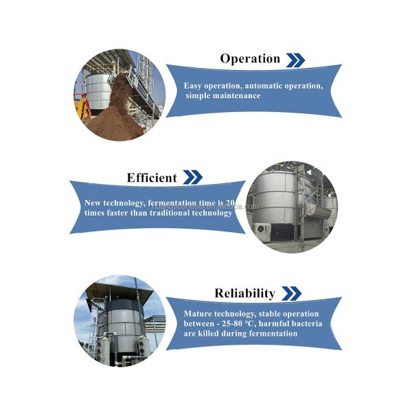 Intelligent Vertical High Temperature Fermentation Equipment for Manufacturing Plant