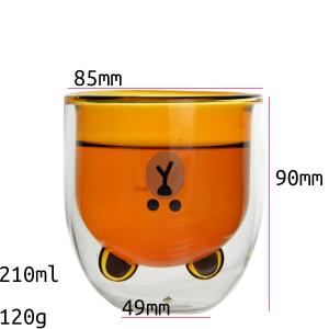 China Pooh Bear Double Walled Wine Tumbler wholesale
