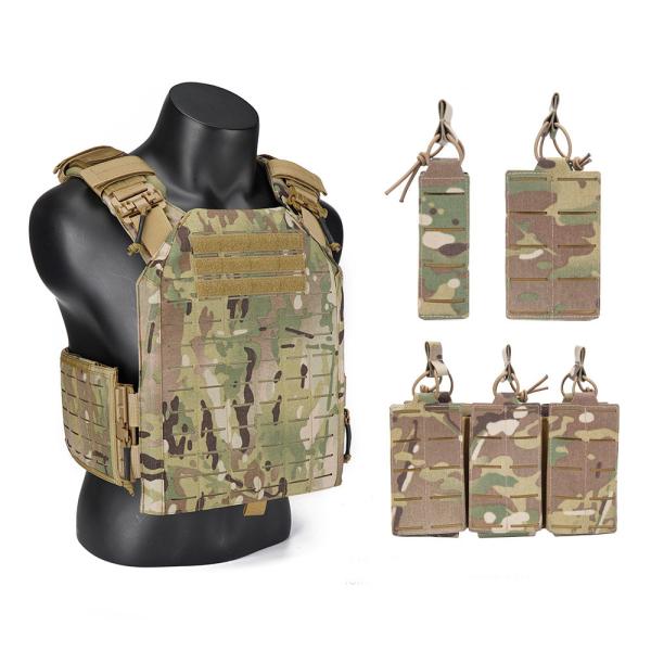 1000D Nylon Camouflage Tactical Vest Bulletproof For Law Enforcement Lightweight Security Vest