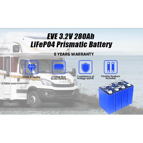 EU/USA Stock Eve 280Ah Lifepo4 Battery Long Cycle For Rv And Solar Storage System