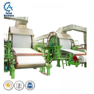 China Second Hand Machines Wheat Straw Paper Jumbo Paper Roll Toilet Tissue Paper Making Machine on sale