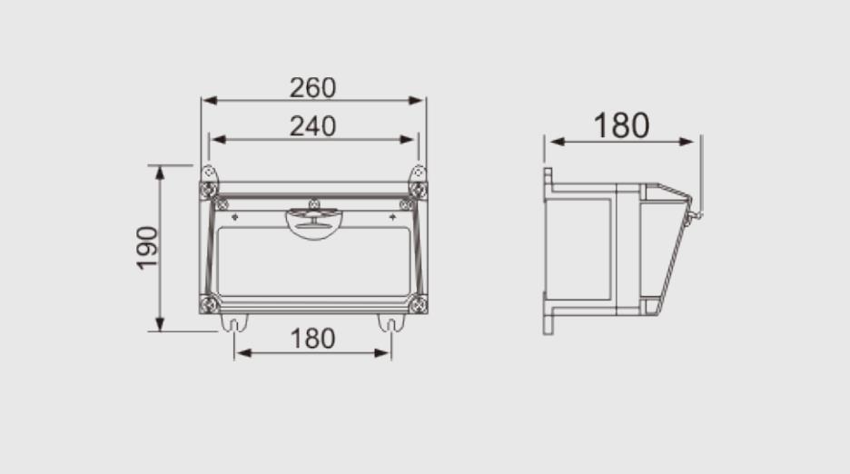 Wall Mounted Power Portable Combination Socket Board Box Industrial Electrical Distribution Boxes