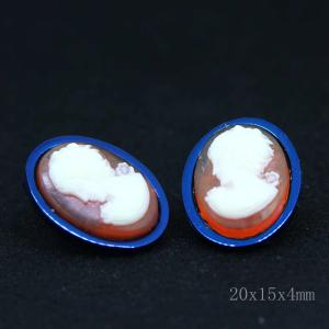 China Classic 316L Stainless Steel Fashion Jewelry Earrings Studs Earrings LES77 wholesale