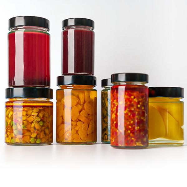B2B Clear Glass Sauce Jars 250ml-750ml | Eco-Friendly, Bulk Supply for Sauce Production & Retail