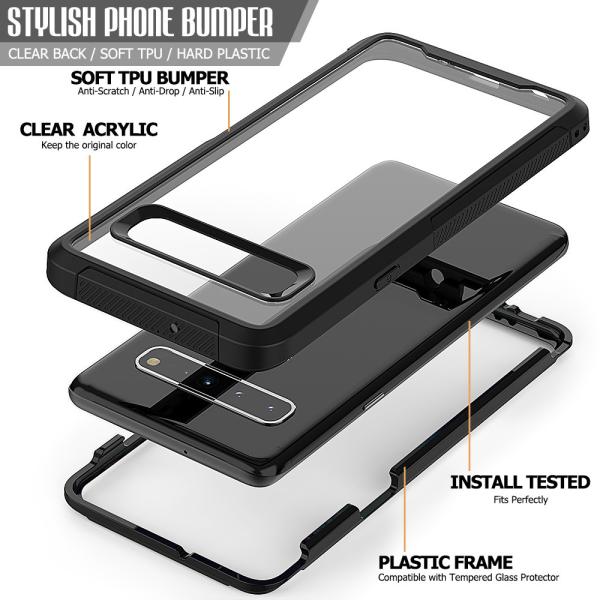 Scratch Resistant Defender Cell Phone Case Anti Lost Bumper Full Wrapped