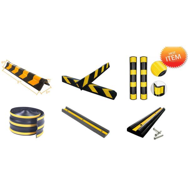 100cm Heavy Duty Rubber Wall Guard Drywall Corner Protectors