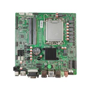 China PCWINMAX Industrial H610 Mini-ITX Motherboard LGA 1700, DDR4 for Intel 12th/13th Gen CPU, LAN, VGA & HD Ports, for Factory Automation & Digital Signage on sale