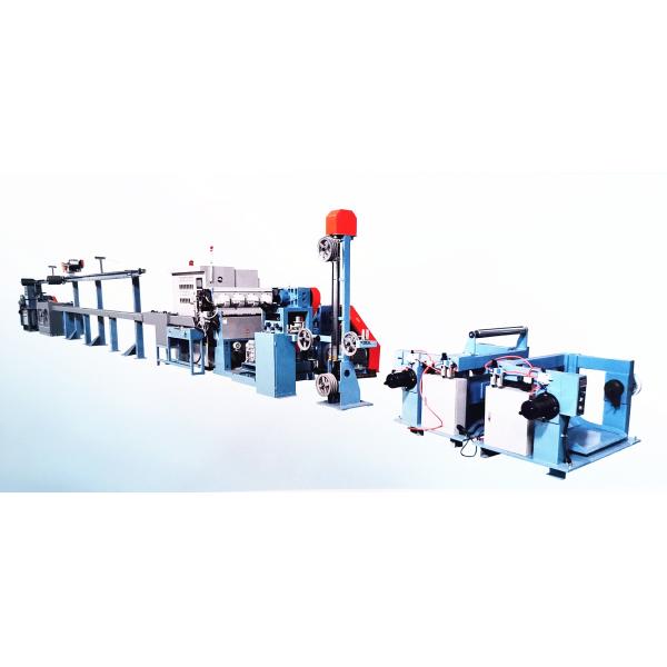 Pvc Pe Pu Lan Cable Extruder Machine 100-200 Kg / Hr Low Noise
