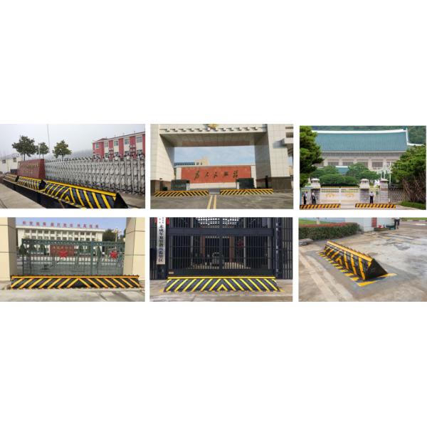 120 Tons Passing Pressure Hydraulic Road Blocker With Spray Anti - Rust Paint