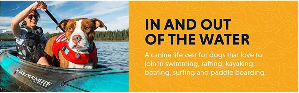 Float Coat Dog Life Jacket for Swimming, Adjustable and Reflective Strip