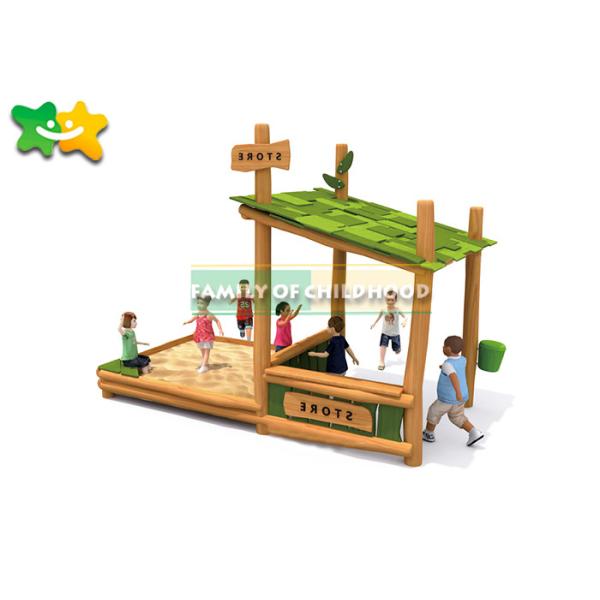 Anti Fade Kids Wooden Slide Outdoor Stimulated Children'S Curiosity Exploring Desire