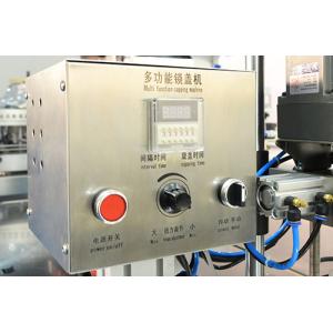 Desktop 80W Bottle Screw Capping Machine Electrical control movement